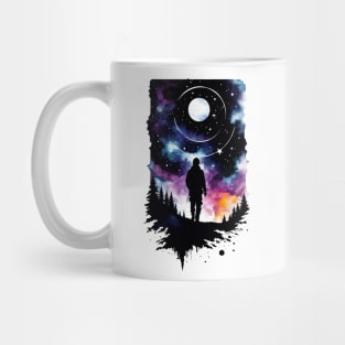 Abstract Watercolor Adventurer Mug